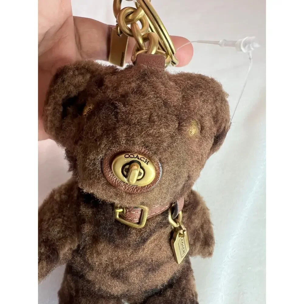 Coach Shearling Bear Charm - Picture 9 of 10